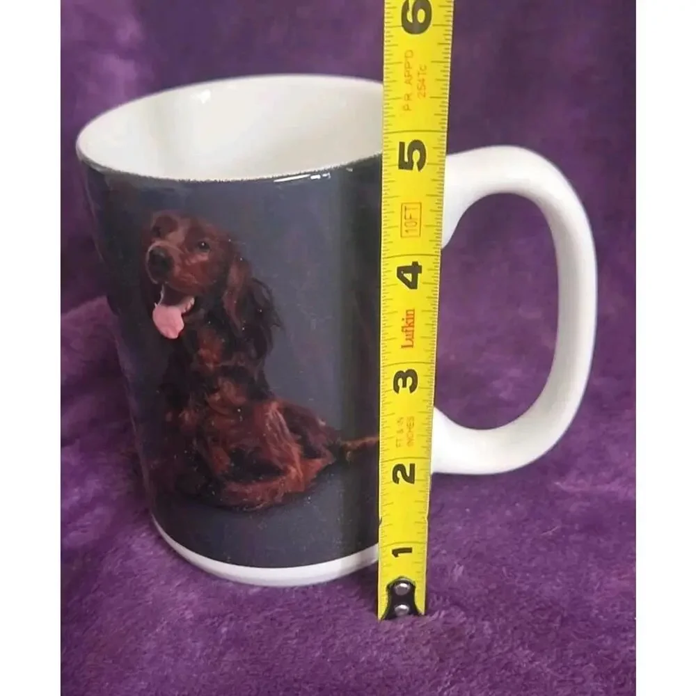 I Love ❤️ Irish Setters Ceramic Coffee Mug Tea Cup, Thailand, New In Box
